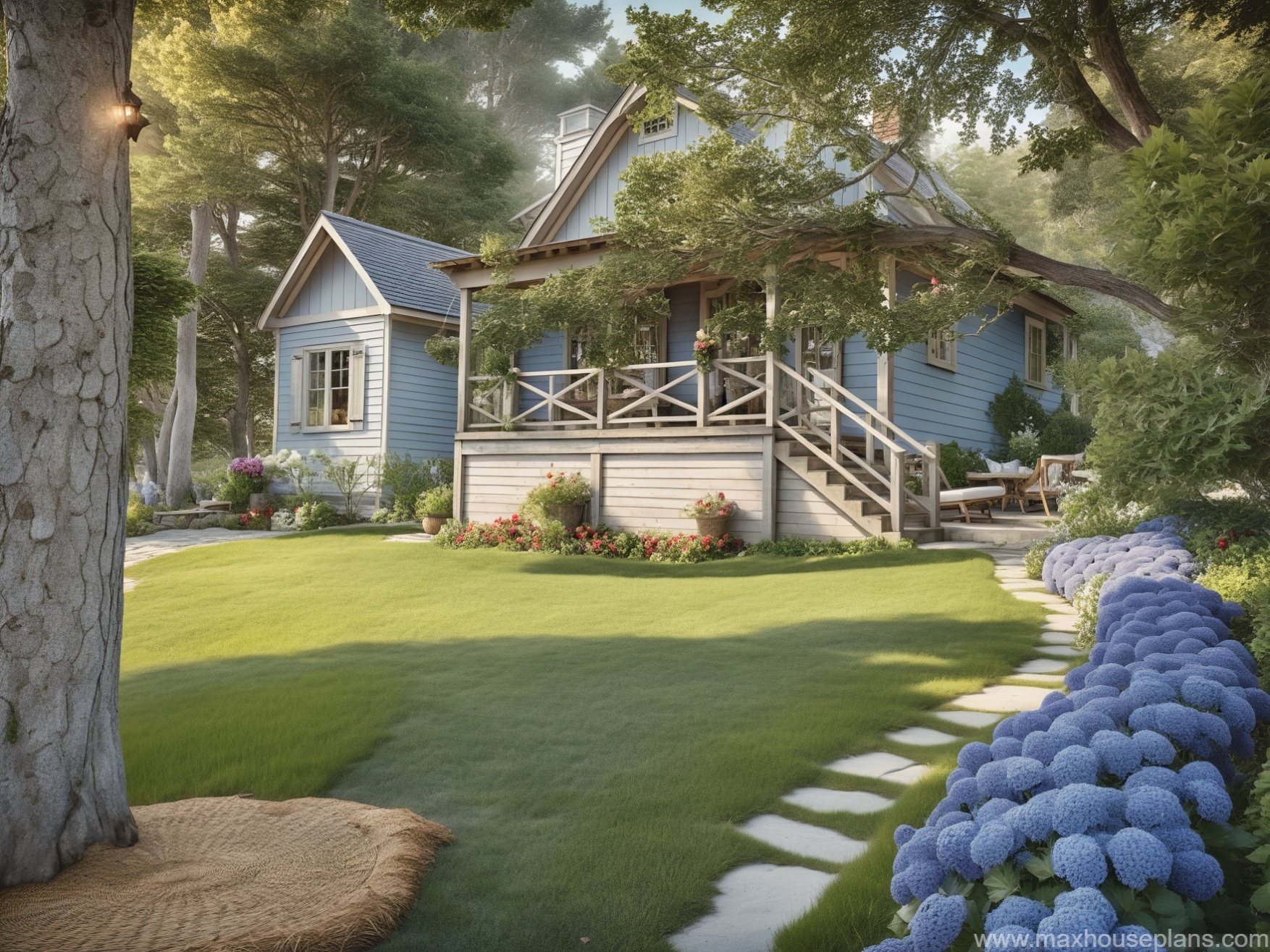 Open kitchen and porch
